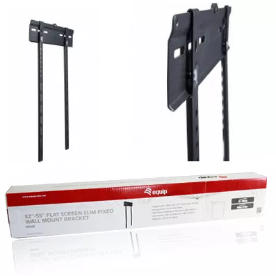 &divide; Soporte de pared fijo equip 650320 para pantalla 32"- 55" fijo slim distancia a pared fijo 9mm vesa