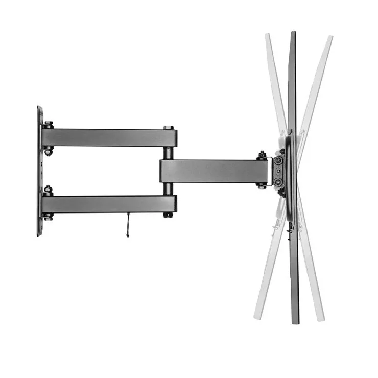 &divide; Soporte de pared orientable equip para pantalla de 37" - 70" doble brazo inclinable y giratorio max.