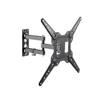 &divide; Soporte de pared orientable equip para pantalla de 23"-55" doble brazo inclinable/giratorio max.30kg