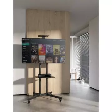 &divide; Soporte de suelo con ruedas equip para pantalla de 37" - 70" fijo max. vesa 600x400 hasta 50kg