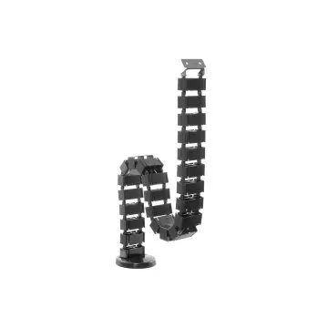 &divide; Cubre cables mesa ergonomica equip negro