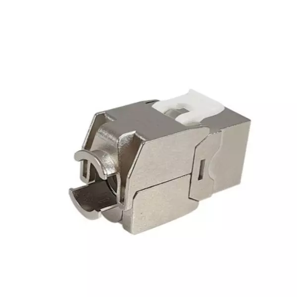 &divide; Kit 8 uds conector hembra rj45 ftp cat8.1 panel keystone