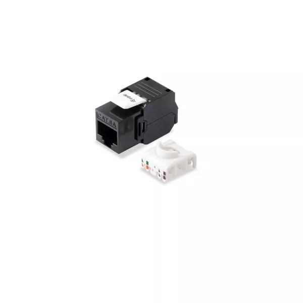 &divide; Kit 8 uds conector hembra rj45 utp cat6a panel keystone tool free ref- 769226