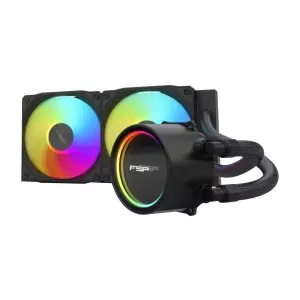 &divide; Sistema de refrigeraci?n l?quida fsp ae24 tdp 280w 240mm pwm dual ball-bearing negro