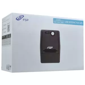 &divide; Sai fsp fp 800 800va 480w entrada 1xiec-c14 salida 2xschuko line-interactive formato torre negro