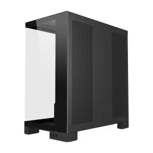 &divide; Caja atx fsp m540 cristal templado back-connect 4xargb disipador max 180mm gpu max 420mm negro