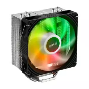 &divide; Ventilador con disipador de cpu fsp ne5 tdp 180w 4 heatpipes torre pwm hdb estandar