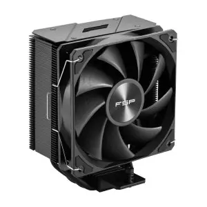 &divide; Ventilador con disipador de cpu fsp np5 black tdp 200w 4 heatpipes torre pwm hdb negro