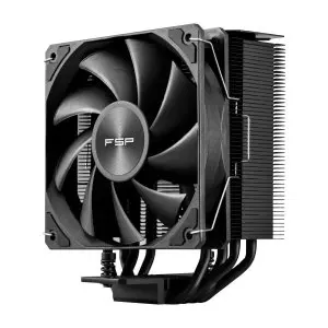 &divide; Ventilador con disipador de cpu fsp np5 black tdp 200w 4 heatpipes torre pwm hdb negro