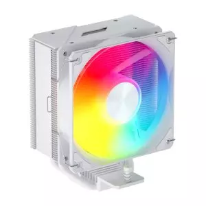 &divide; Ventilador con disipador de cpu fsp np5-wa tdp 200w 4 heatpipes torre pwm hdb blanco