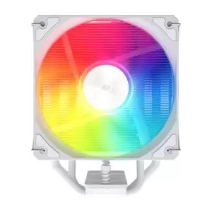 &divide; Ventilador con disipador de cpu fsp np5-wa tdp 200w 4 heatpipes torre pwm hdb blanco