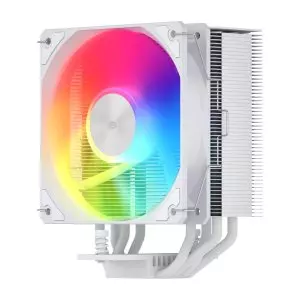 &divide; Ventilador con disipador de cpu fsp np5-wa tdp 200w 4 heatpipes torre pwm hdb blanco