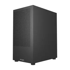 &divide; Caja micro atx fsp s110 frontal rejilla disipador max 160mm gpu max 285mm negro