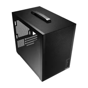 &divide; Caja micro atx fsp s210 cristal templado disipador max 170mm gpu max 340mm negro