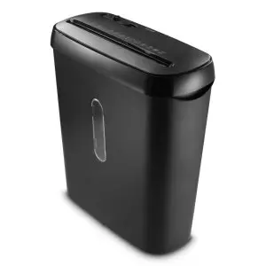 &divide; Destructora de papel hama classic s61 8l capacidad corte de 7 hojas color negro