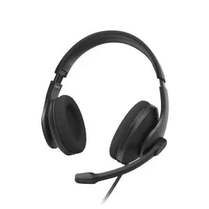 &divide; Headset hama hs-usb300 v2 usb estero cable 2m color negro
