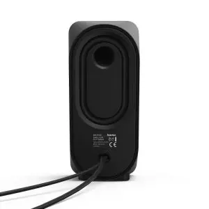 &divide; Altavoces 2.0 hama sonic ls-206 jack 3.5mm alimentado por usb control de volumen color negro