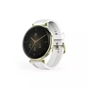 &divide; Smartwatch hama 7000 amoled 1.32" ip68 3atm manos libres diferentes sensores blanco oro
