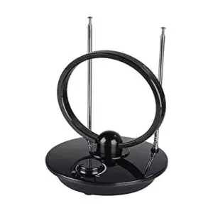 &divide; Antena tdt interior hama 179826 dvb-t2 activa color negro