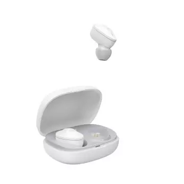 &divide; Auricular intrauditivo bluetooth hama freedom buddy tws bateria 16h microfono y asistente color blan