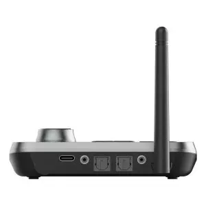 &divide; Adaptador bluetooth hama link.it duo transmisor receptor  jack 3.5mm usb-c 1m lcd controles