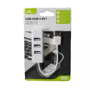 &divide; Hub usb 2.0 home tech dk-2146 4xusb 2.0 color blanco