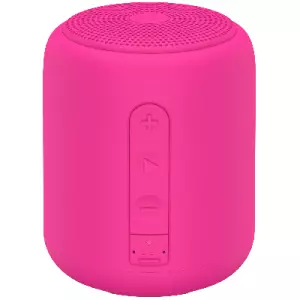 &divide; Altavoz bluetooth portable jvc sp-sg10btp 5w rms bt 5.3 microsd bateria 8h gummy rosa