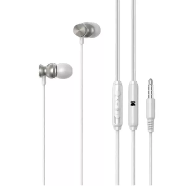 &divide; Auricular intrauditivos kodak 170+ con microfono  silicona plata