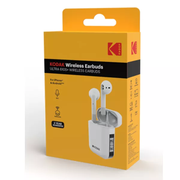 &divide; Auricular intrauditivo bluetooth kodak ultra 610s+ microfono wireless earbuds