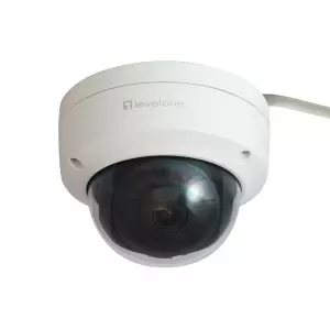&divide; Camara exterior ip level one fcs-3403 gemini fija domo 4mp h.265 ip67 poe cms