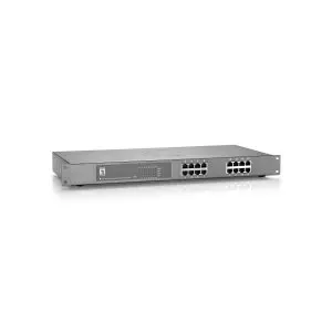 &divide; Switch no gestionable level one fep-1612 16p 16xpoe 100mb 500w carcasa metalica