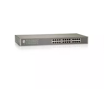 &divide; Switch level one no gestion 24 puertos 10/100 rack 19"