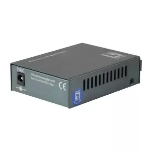 &divide; Convertidor fibra level one fvt-1104 rj45 ethernet a fibra monomodo sc 60km