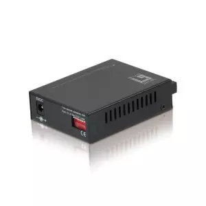 &divide; Conversor fibra optica level one 10/100tx a 100base-fx sc (40km)