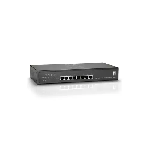 &divide; Switch level one no gestion 8p 10/100/1000 4 p poe plus 120w