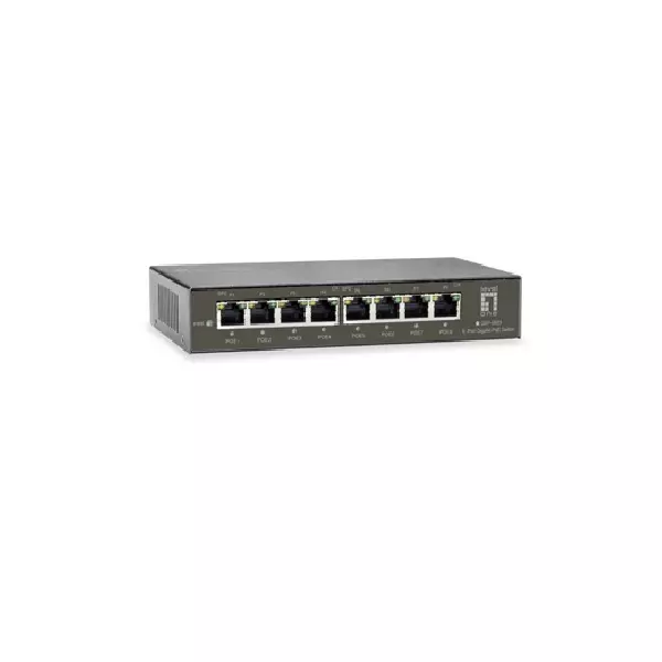 &divide; Switch level one gep-0823 no gestion 8p poe 10/100/1000 poe 120w