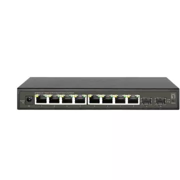 &divide; Switch semigestionable level one hilbert 8p giga + 2p sfp giga carcasa metalica