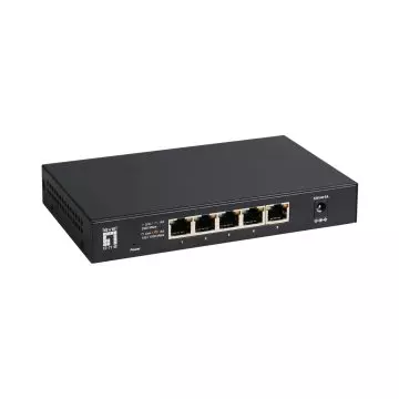 &divide; Switch no gestionable level one geu-0525 5p  2.5gbe carcasa metal no rack