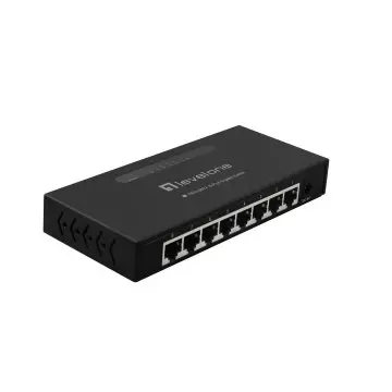 &divide; Switch level one no gestion 8p 10/100/1000 carcasa metalica geu-0822