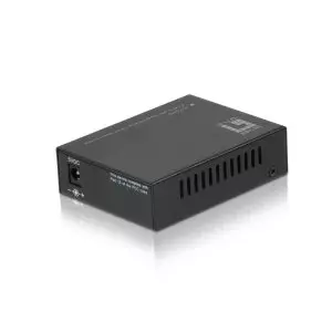 &divide; Convertidor fibra level one gvt-2010 rj45 ethernet a sfp gb poe pd
