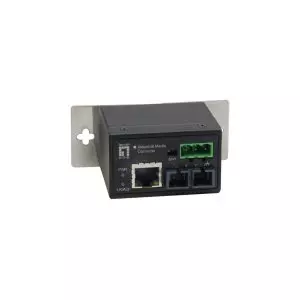 &divide; Convertidor fibra level one iec-4002 rj45 ethernet a fibra multimodo st 2km