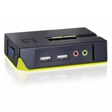 &divide; Conmutador automatico sobremesa level one v/t/m 1a2 cpus usb con audio cables incluidos