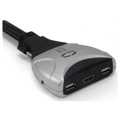 &divide; Conmutador automatico level one v/t/m 1a2 cpus hdmi usb con audio cables incluidos