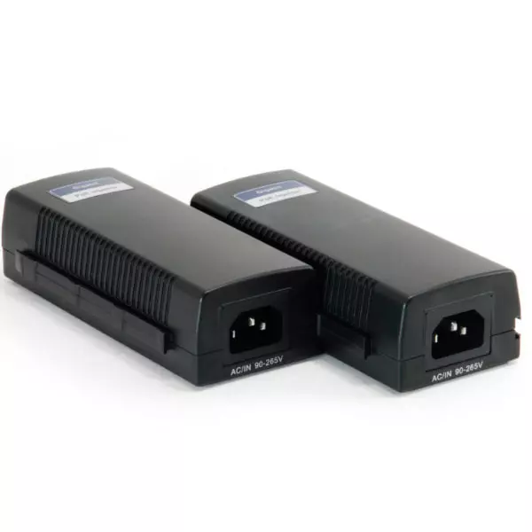 &divide; Poe injector adapter gigabit level one pasa datos y alimentacion por el mismo cable hasta 100m 15.4w