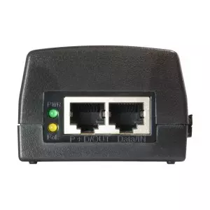 &divide; Poe injector adapter 10/100 level one pasa datos y alimentacion por el mismo cable 15.4w