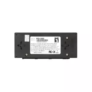 &divide; Poe injector adapter gigabit level one pasa datos y alimentacion por el mismo cable hasta 100m