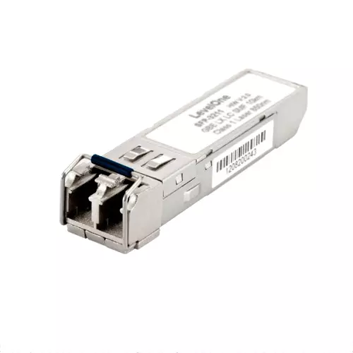 &divide; Transceiver gigabit sfp module level one singlemode 1.25g 1310nm fp-ld 10km duplex lc