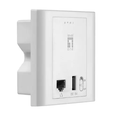 &divide; Punto de acceso interior wifi level one wap-6221 300n poe para montaje en pared caja 86mmx86mm puert