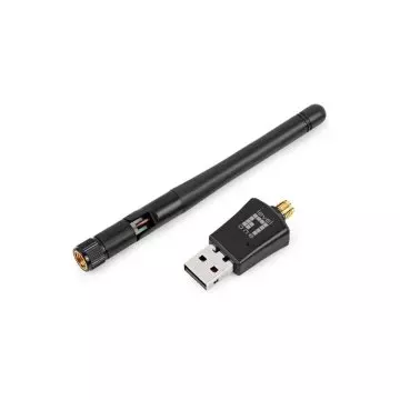 &divide; Usb wifi level one 300mb  wua-0617 300mb 2,4ghz antena desmontable