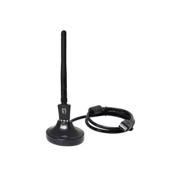 &divide; Usb wifi level one 300mb  wua-0617 300mb 2,4ghz antena desmontable